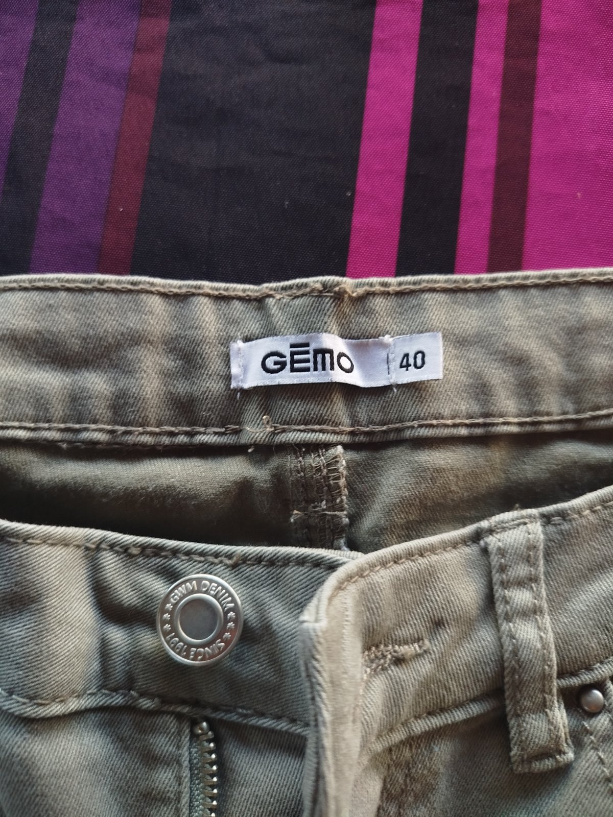Pantalon kaki slim photo 2