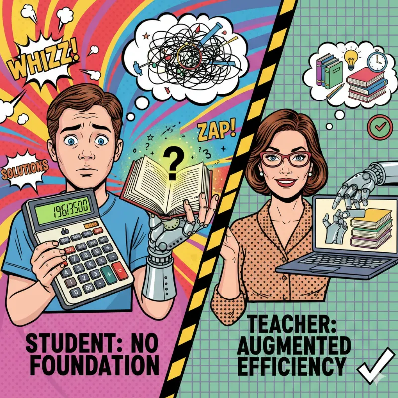 ทำไมการใช้ AI ถึงเหมาะกับครู แต่ไม่เหมาะกับนักเรียน