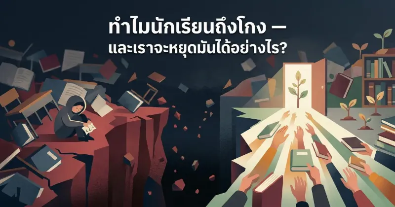 ทำไมนักเรียนถึงโกง — และเราจะหยุดมันได้อย่างไร?