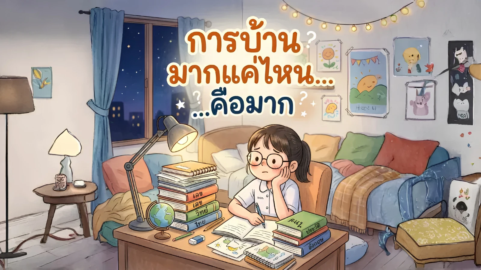 การบ้าน...มากแค่ไหน คือมาก