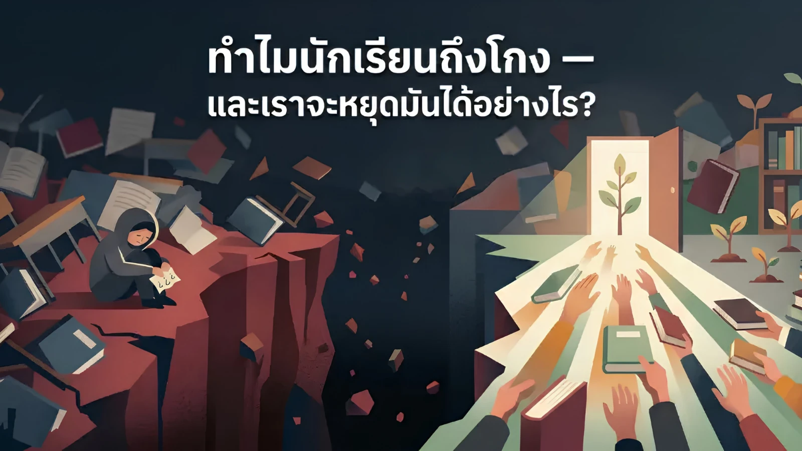 ทำไมนักเรียนถึงโกง — และเราจะหยุดมันได้อย่างไร?