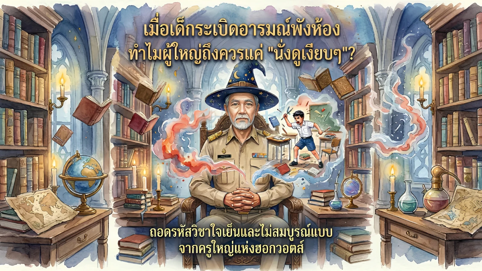 เมื่อเด็กระเบิดอารมณ์พังห้อง ทำไมผู้ใหญ่ถึงควรแค่ "นั่งดูเงียบๆ"?