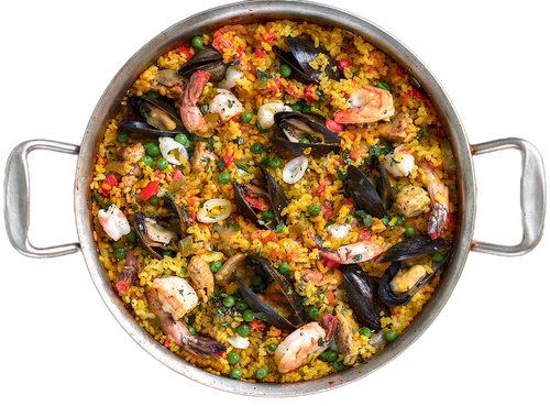 Tavuklu ve Deniz Ürünlü Paella