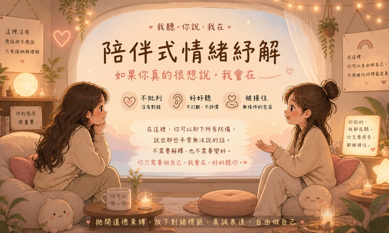 陪伴式情緒紓解
