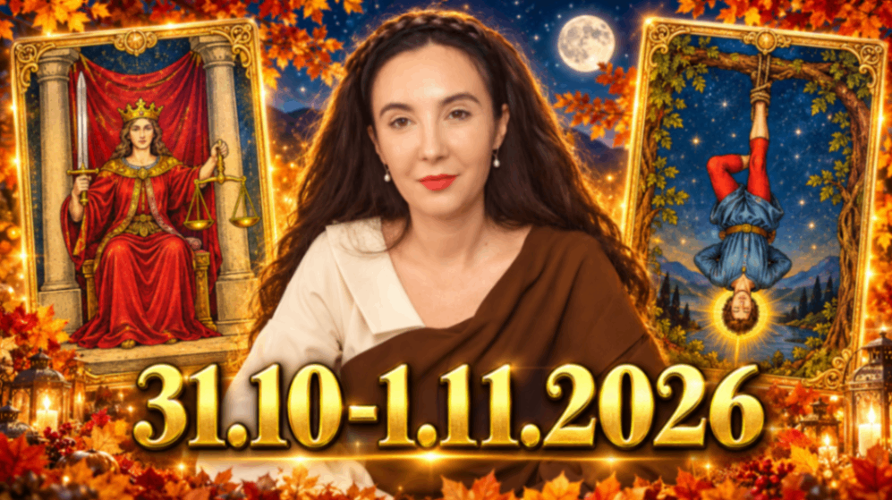 ✨ WEEKEND 31 OCTOMBRIE – 1 NOIEMBRIE 💥 EXPLOZIE DE EMOȚII ȘI O ALTĂ REALITATE! 🌙🔮 TAROT HOROSCOP ZILNIC