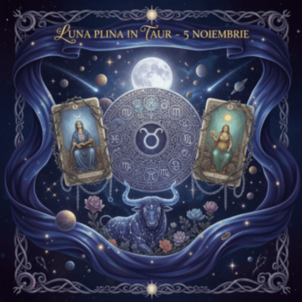 🌕 LUNA PLINĂ ÎN TAUR - 5 NOIEMBRIE 💫 Dovadă și Decizii Curajose - Horoscop Tarot Complet