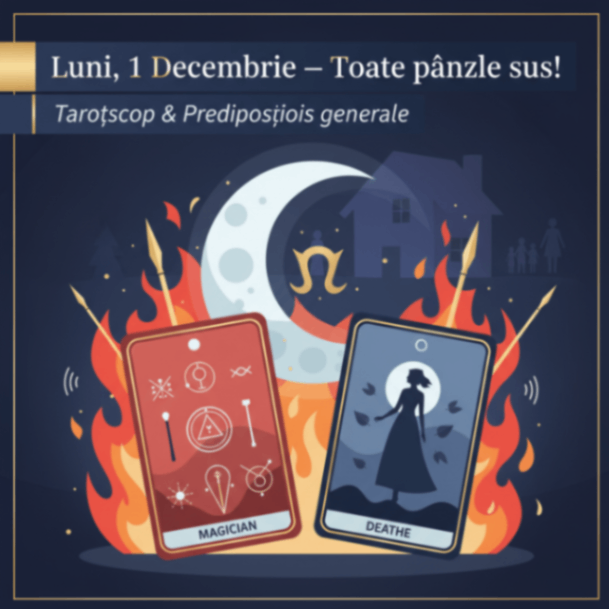 Tarotscop pentru luni, 1 decembrie – „Toate pânzele sus!”