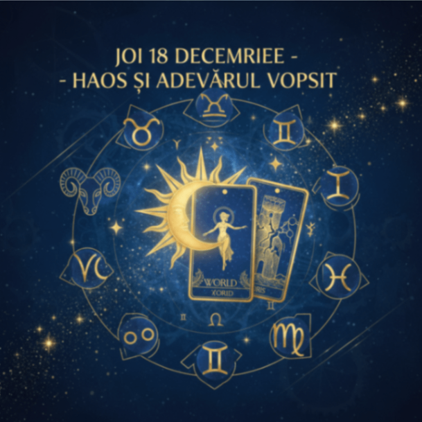 JOI 🔮 18 DECEMBRIE 💫 HAOS ȘI ADEVĂRUL VOPSIT🫣TAROT HOROSCOP ZILNIC PE ZODII 