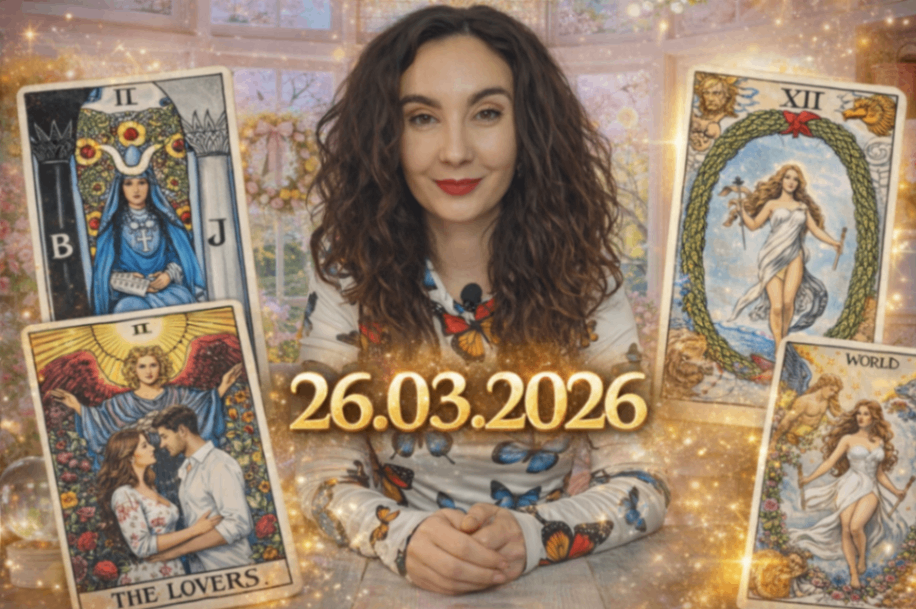 JOI 🔮 26 MARTIE 💫 NOROCUL, TRECUTUL ȘI KARMA!  EMOȚII PUTERNICE! 🫣 TAROT HOROSCOP ZILNIC PE ZODII 