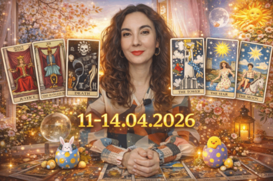 11-14 APRILIE ⚘️ O ALTA REALITATE!☀️ SĂRBĂTORI CU LUMINĂ ÎN SUFLET! 💫 TAROT HOROSCOP ZILNIC DE ZODII