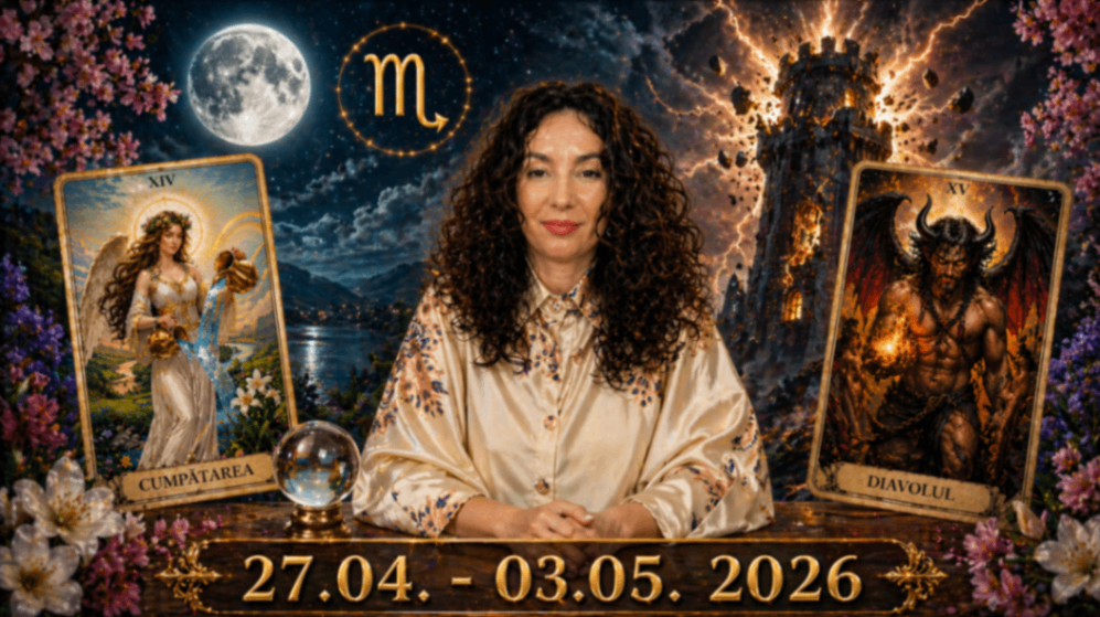 27 APRILIE - 3 MAI 🌕 PURIFICARE ȘI ADEVĂR! 💫 LUNA PLINĂ ÎN SCORPION 🔮 TAROT HOROSCOP PE ZODII 