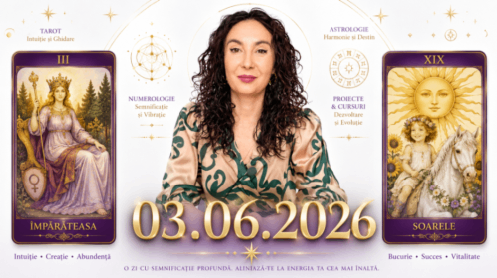 MIERCURI🔮 3 IUNIE ☀️ ABUNDENȚĂ ȘI REZOLVĂRI! 👀 TAROT HOROSCOP ZILNIC 