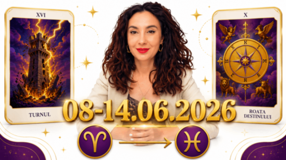 8-14 IUNIE 🔮 UNA CALDĂ, UNA RECE! 🍀 NOROC LA DUBLU ȘI REACȚII EXOLOZIVE! 👀 TAROT HOROSCOP 