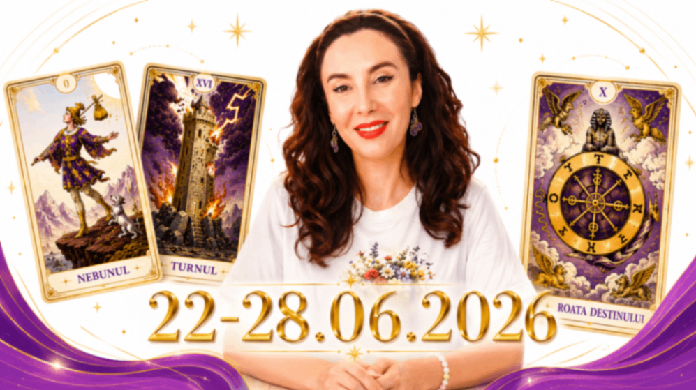 22-28 IUNIE 🤍 O MINUNE ȘI O NEBUNIE TOTALĂ ! 👀 VINDECARE KARMICĂ! 🍀 TAROT HOROSCOP 