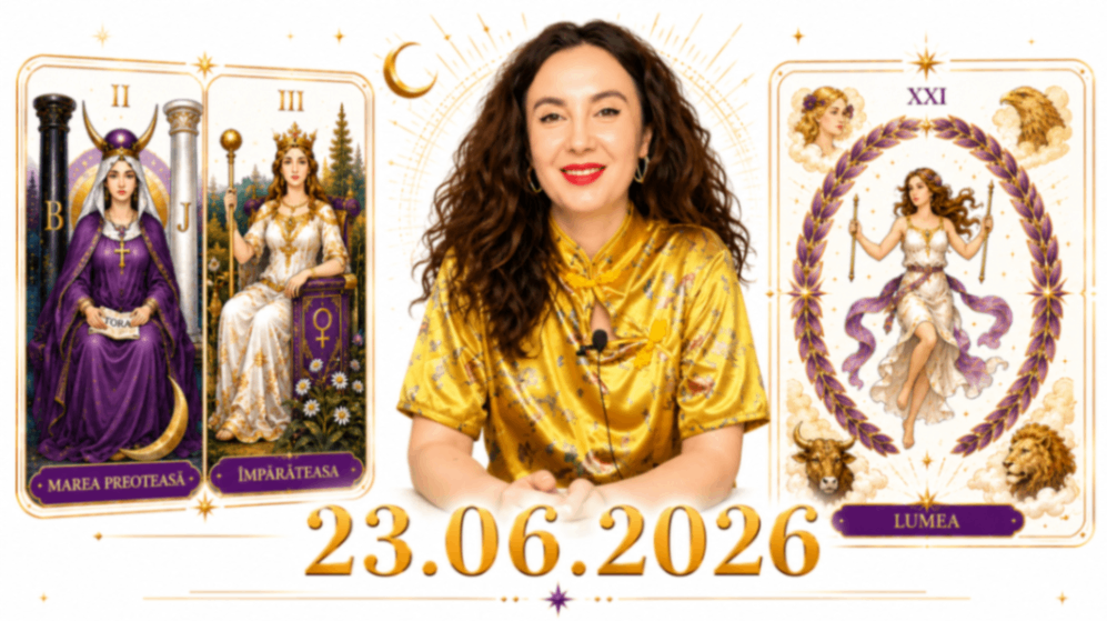 MARTI 🔮 23 IUNIE 💫 FEMEILE LA PUTERE! 👀 TAROT HOROSCOP ZILNIC 