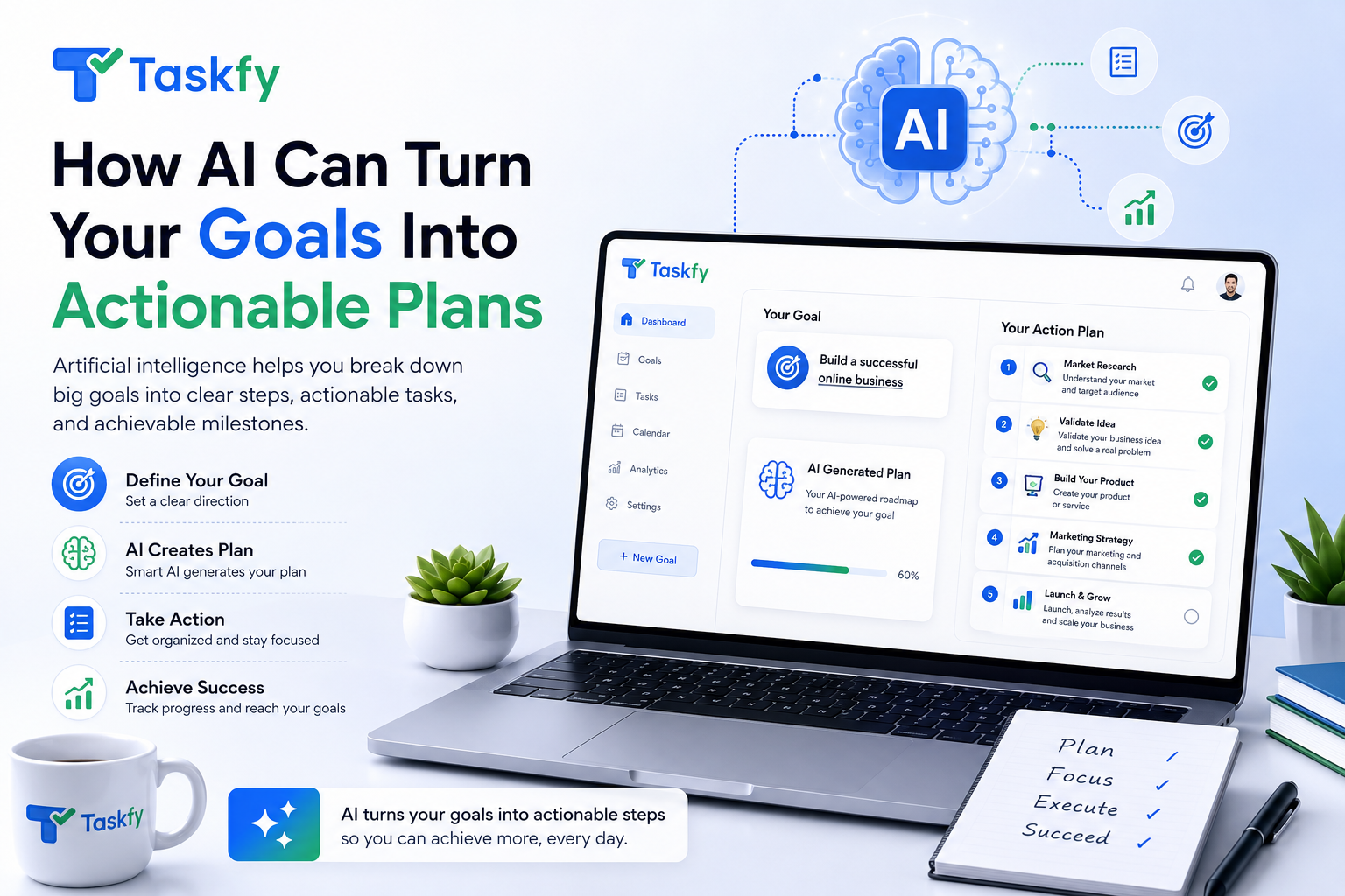 How AI Can Turn Your Goals Into Actionable Plans