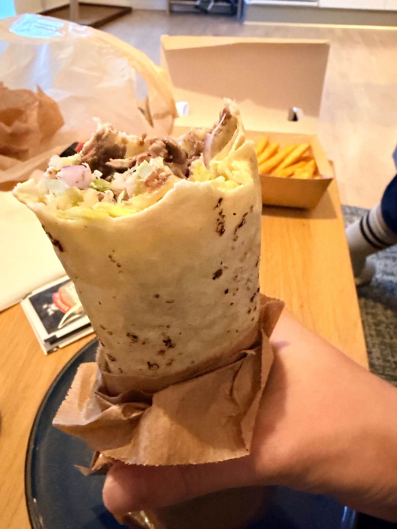 Rullekebab hos Saray Kebab