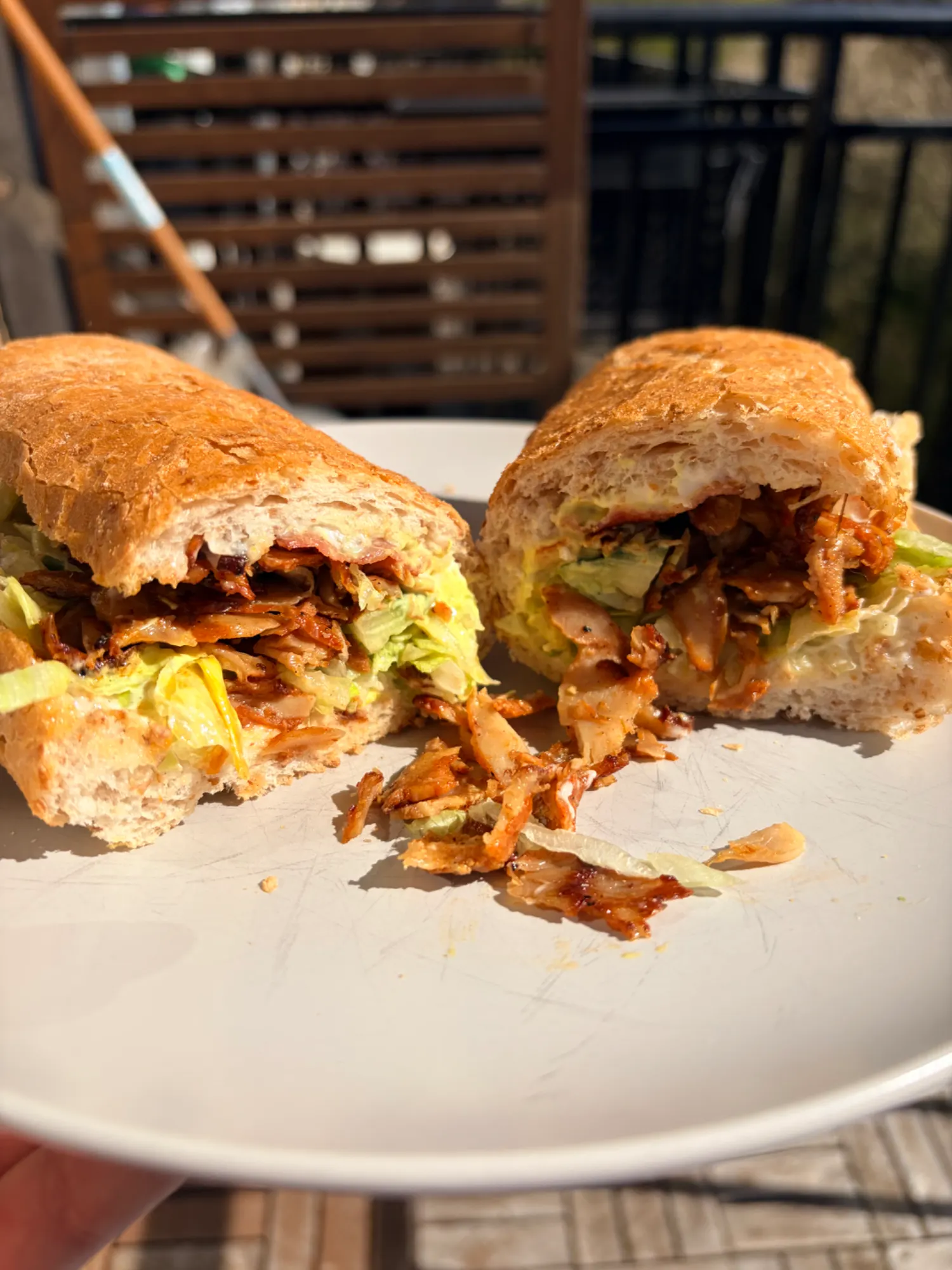 Kylling & bacon sandwich hos Ceres Sandwich