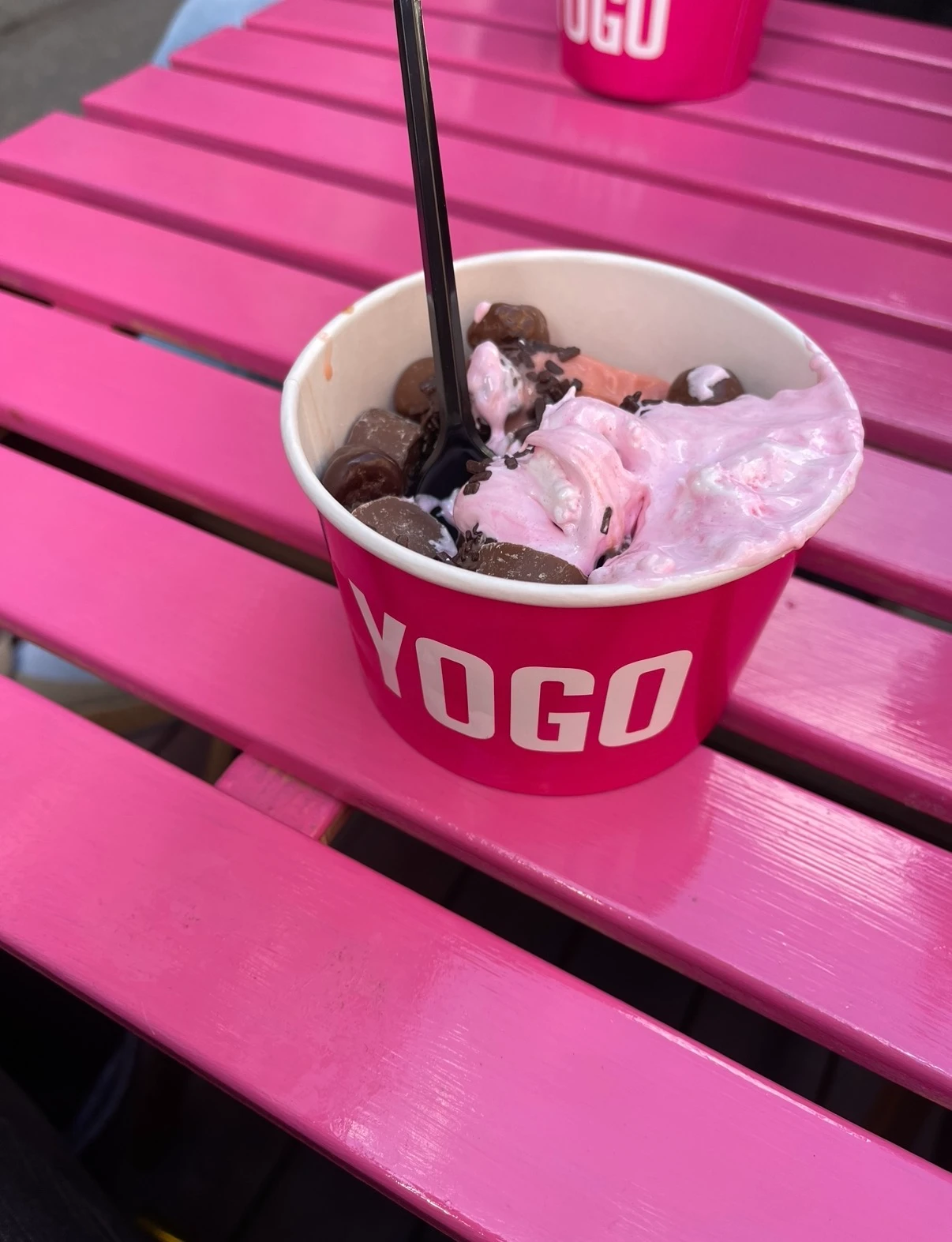Frozen yogurt hos Yogo