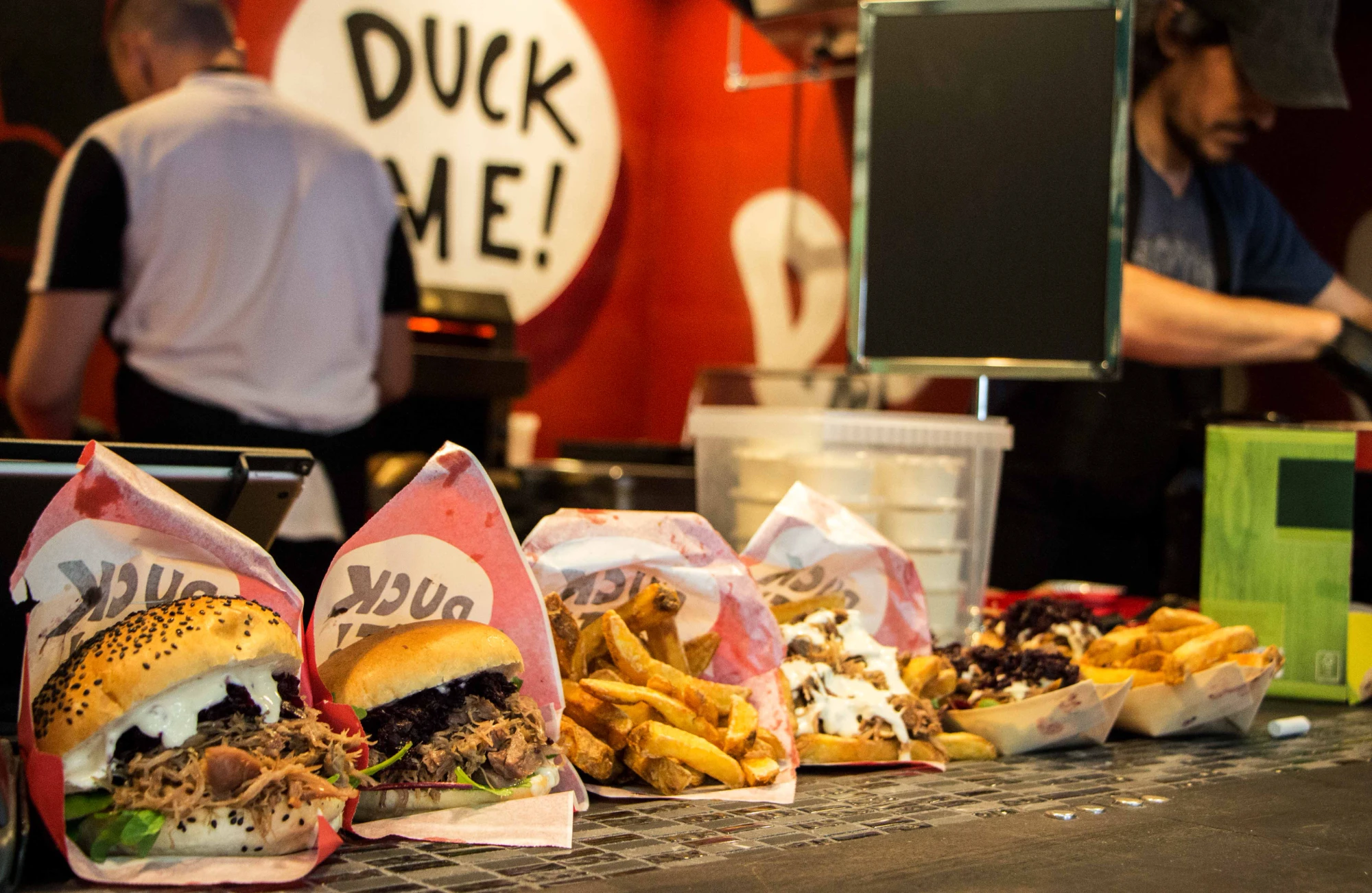 Duck you burger hos Duck It