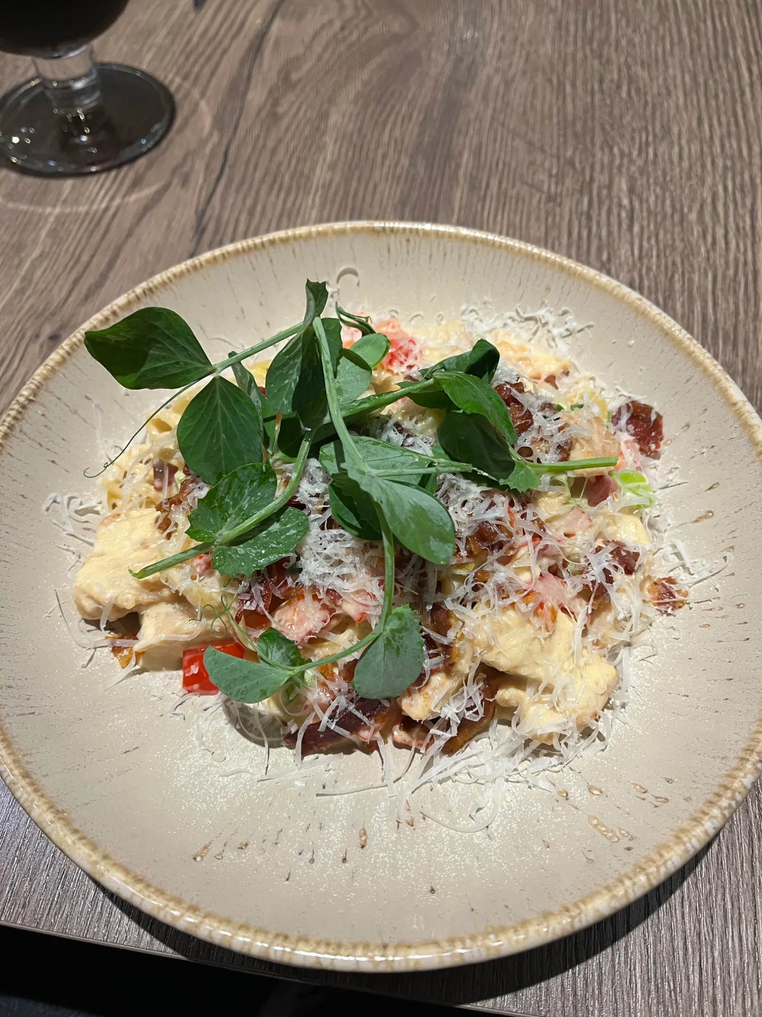 Kyllingepasta hos Café K Trøjborg