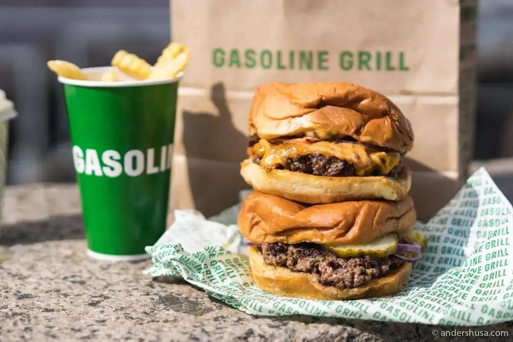 Butter Burger hos Gasoline Grill