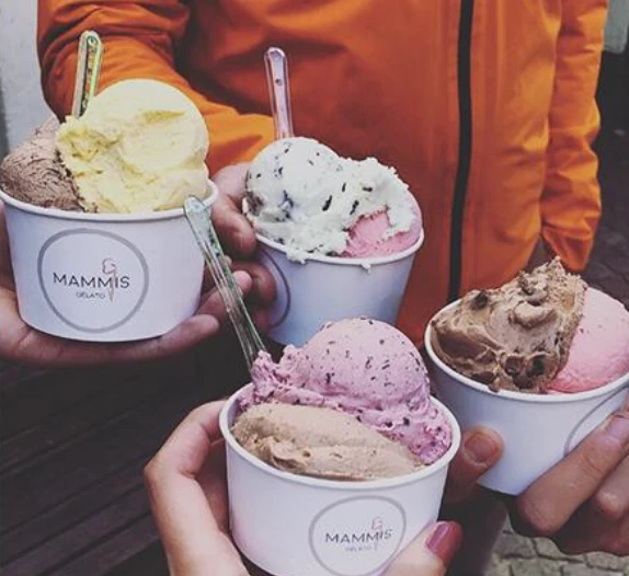 Pistacie & citron gelato hos Mammis Gelato