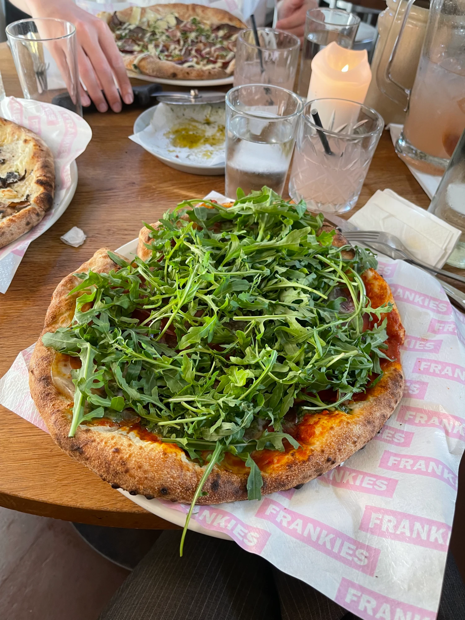 Ham'ing hos Frankies Pizza Mejlgade