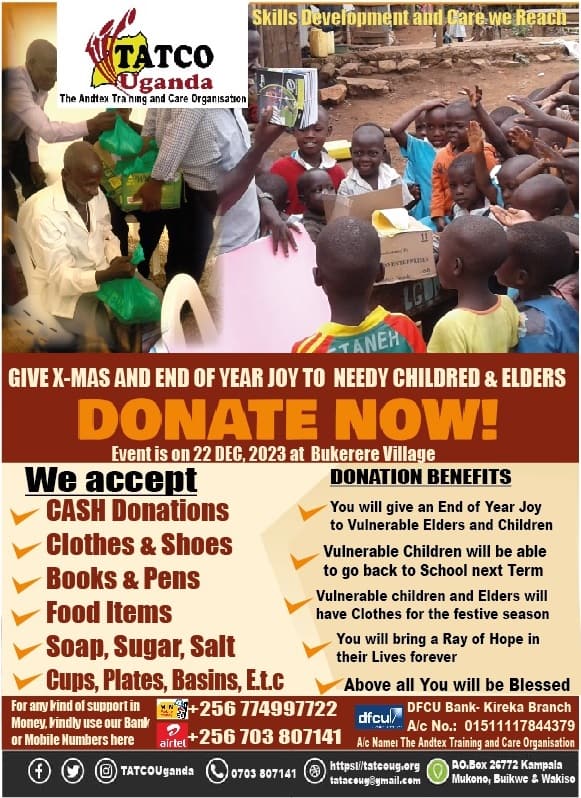 give an end of year joy to a needy child elderly on 22 12 20