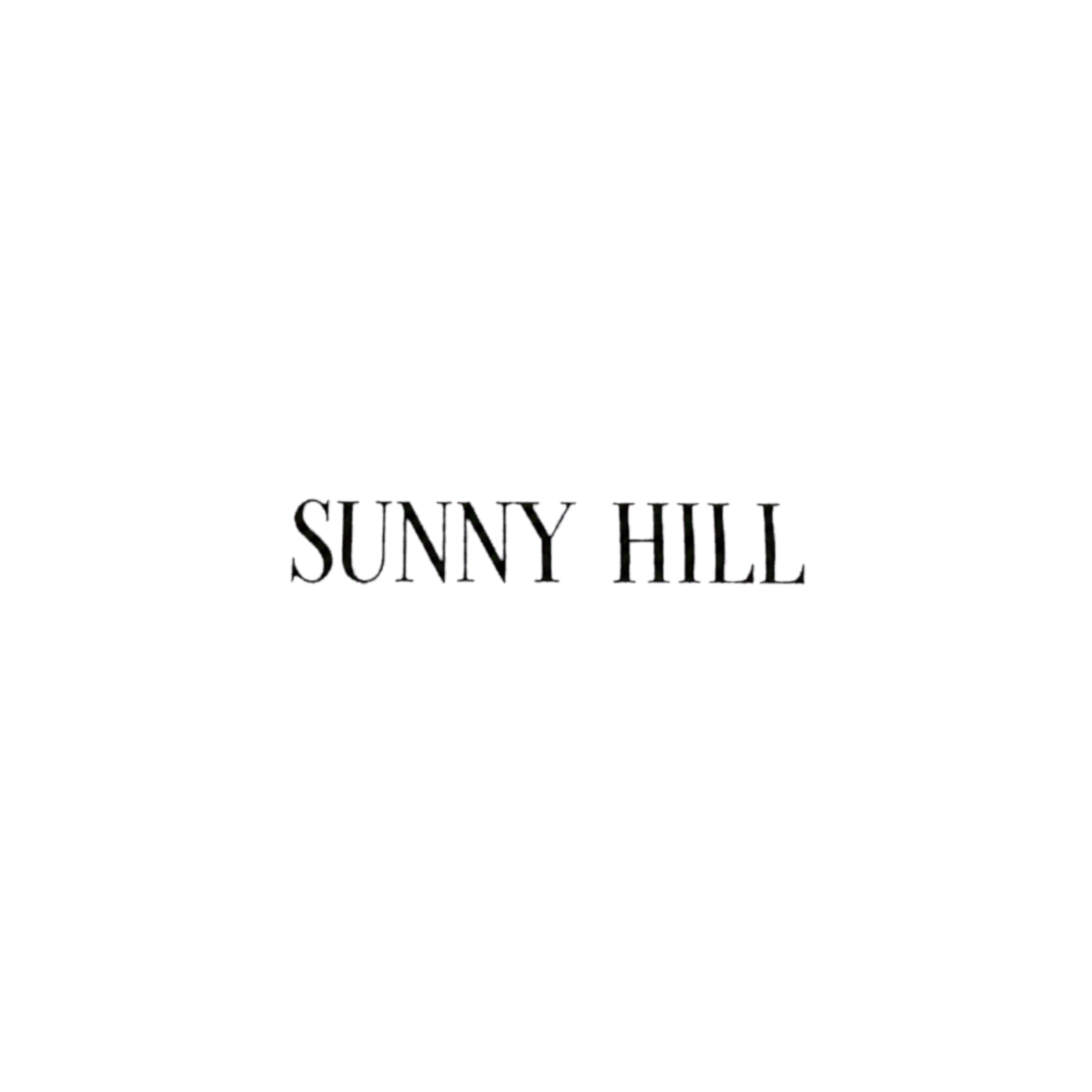 Tattoo-only artwork for Sunny Hill inner-arm lettering
