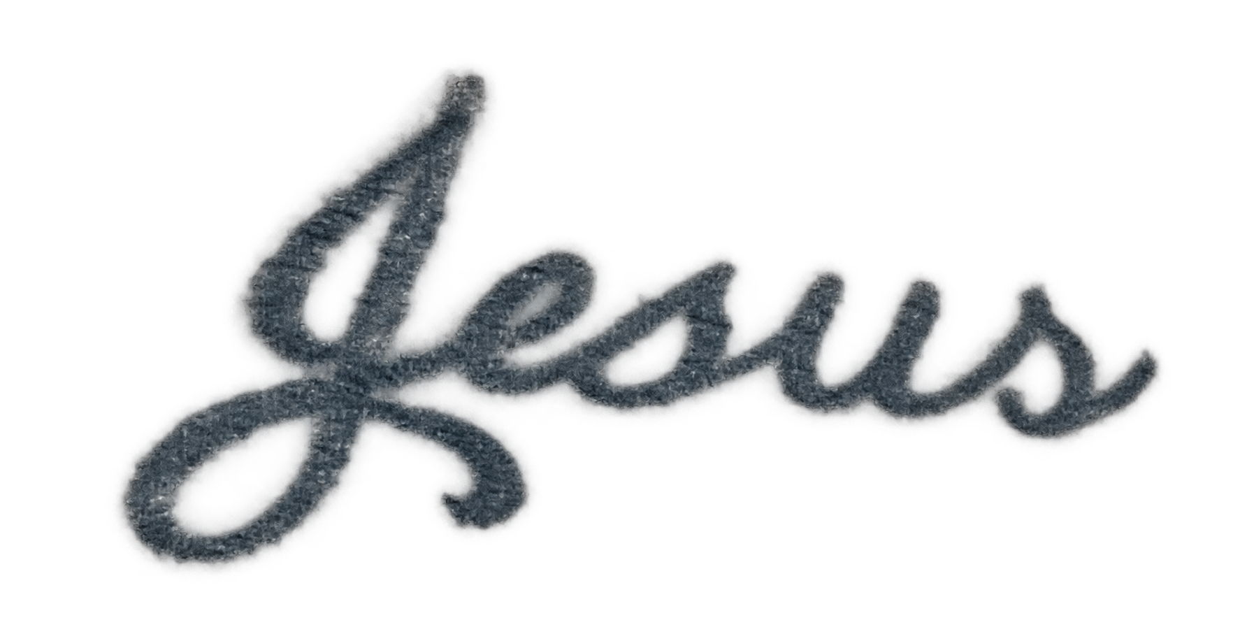 Tattoo-only artwork for Jesus wrist script