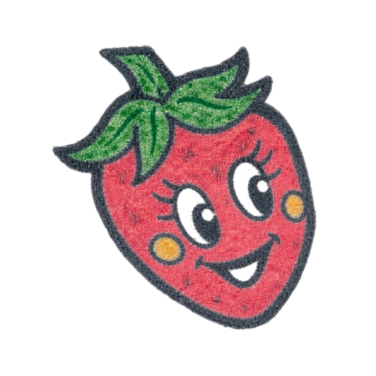 Tattoo-only artwork for Smiling strawberry ankle tattoo