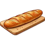 Багет 1 шт. (або тости )