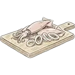 Кальмар 300 г.