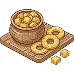 Консервований ананас 1 банка (200 г (без сиропу))