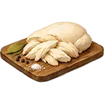 Курятина відварена 700 г. ((з бульйону))