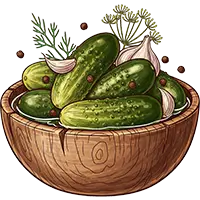 Огірки мариновані 2 шт.