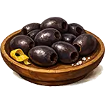 Оливки чорні консервовані 120 г. (без кісточки )