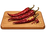 Перець чилі сушений (0,5–1 ч. л. або 1 стручок)