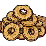 Сушені яблука 100 г.