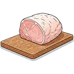 Свиняча корейка 800 г. ((один великий шматок))