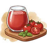 Томатний сік 400 мл. (або вода)