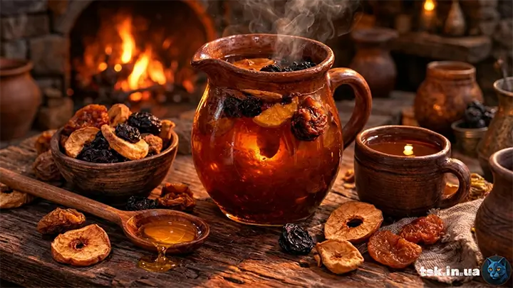 Класичний узвар із сушених фруктів