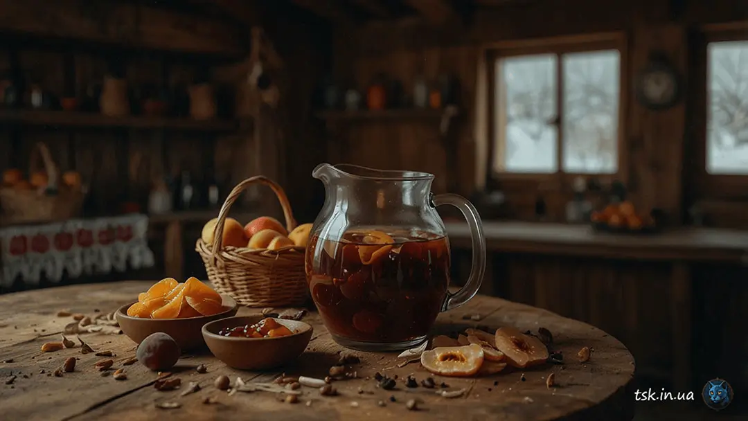 Фотографія страви під назвою Традиційний узвар на Святвечір із сухофруктів — стародавній рецепт
