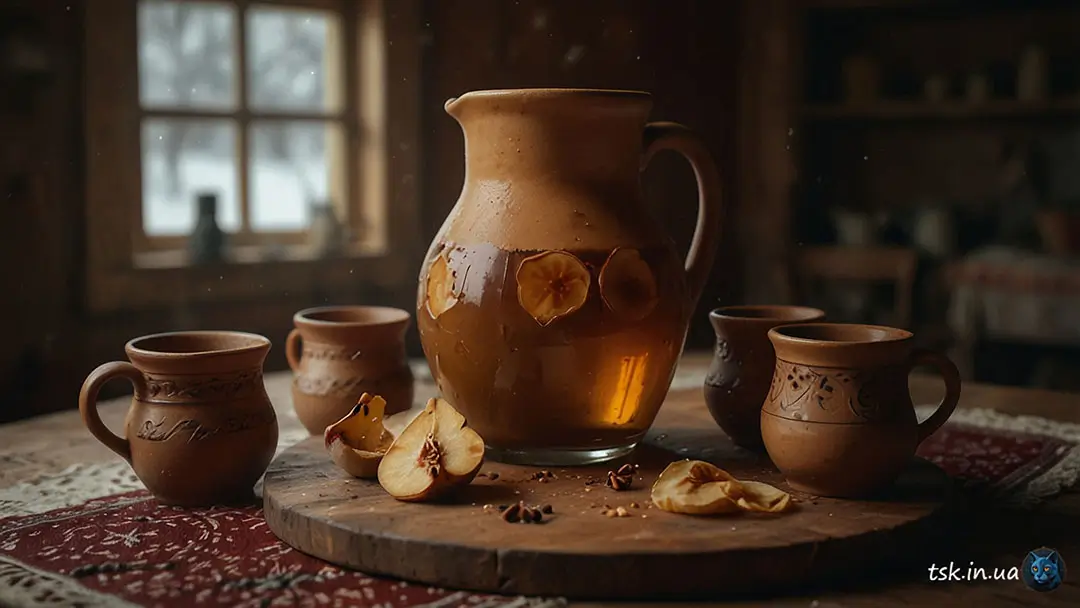 Фотографія страви під назвою Узвар з грушами та яблуками