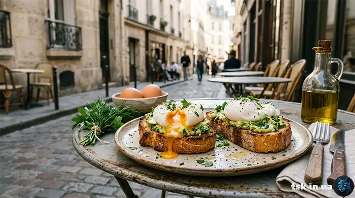 Бутерброди з яйцем пашот