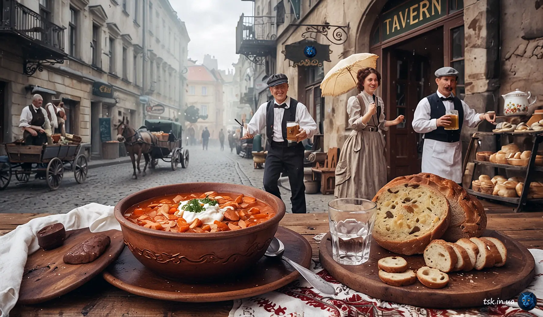 Фотографія страви під назвою Львівський борщ з сосисками 