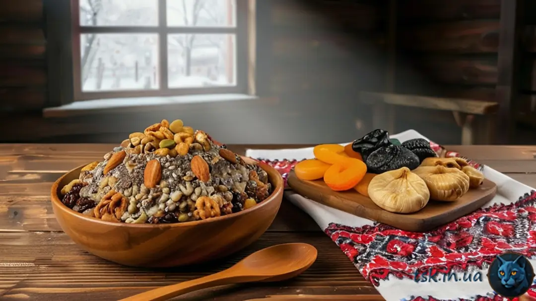 Кутя з пшениці, меду, маку та горіхів