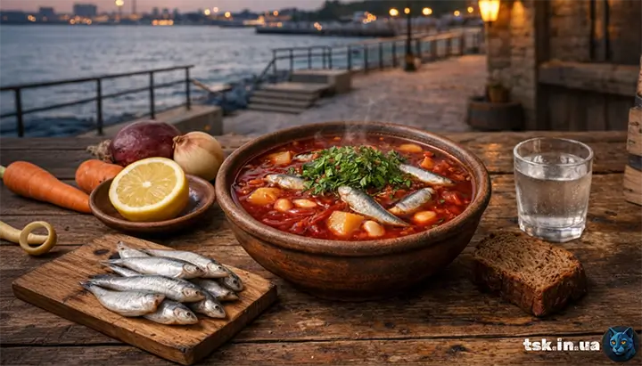 Одеський борщ з тюлькою — рецепт справжній
