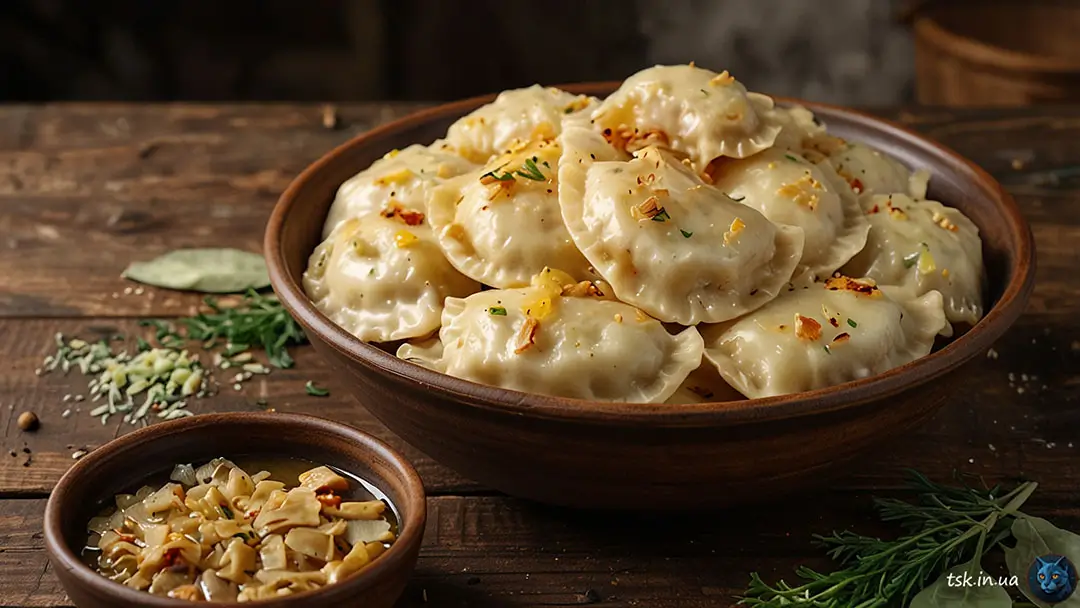 Фотографія страви під назвою Пісні вареники з капустою на Святвечір